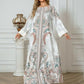Robe Longue Caftan Léopard Femme – Élégance et Confort Bohème