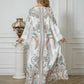 Robe Longue Caftan Léopard Femme – Élégance et Confort Bohème